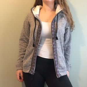 Hoodie with fuzzie hood